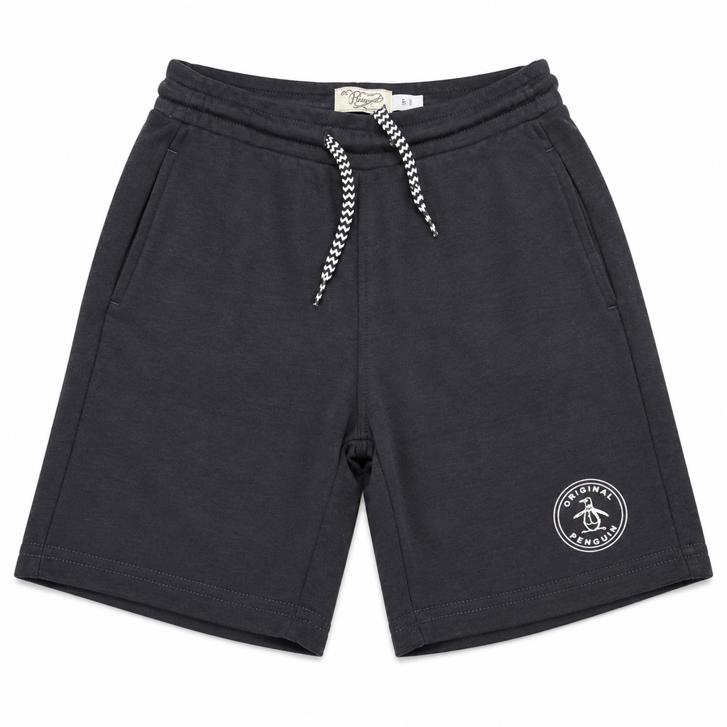 Boys Penguin Black cotton Shorts. Size 4 & 8 Years
