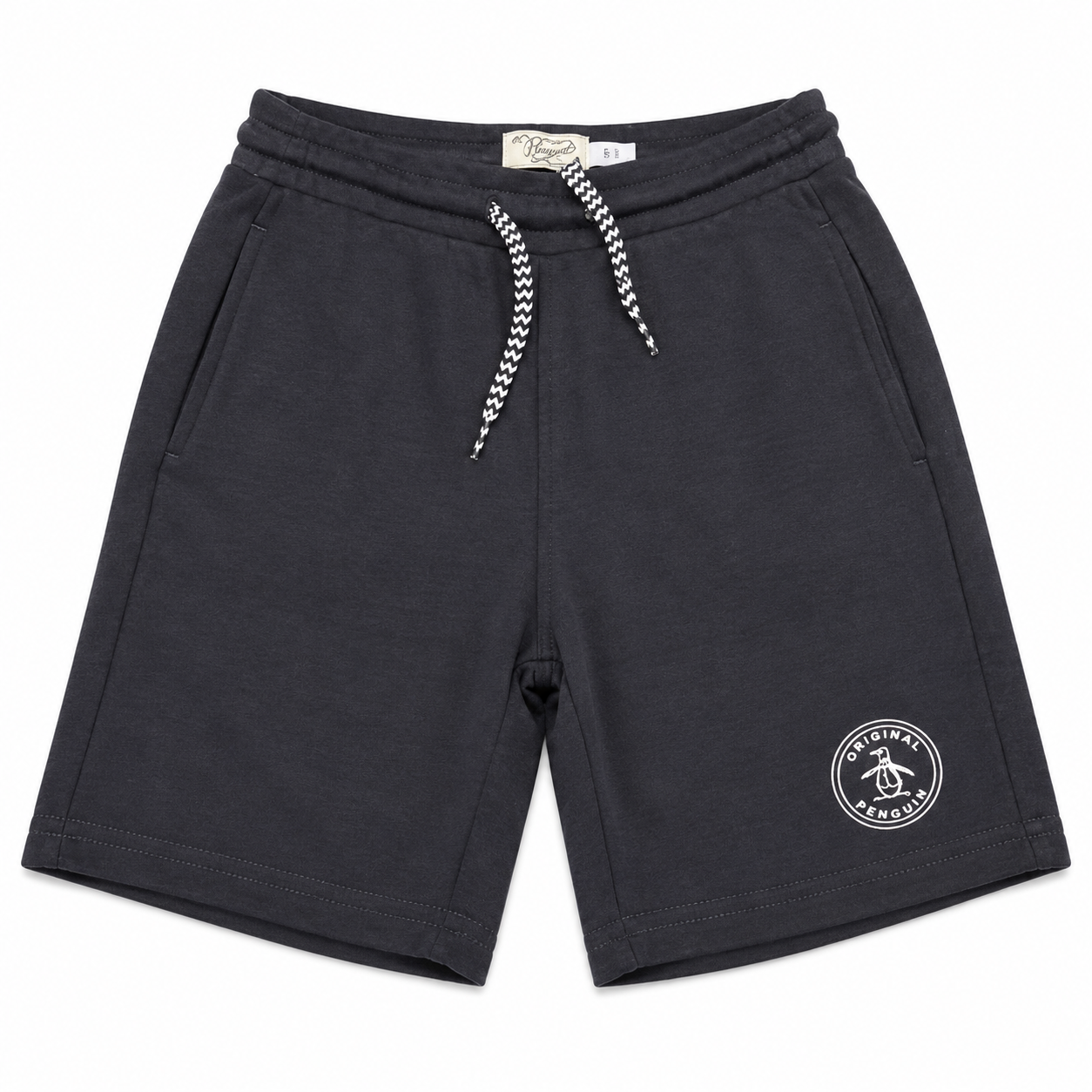 Boys Penguin Black cotton Shorts. Size 4 & 8 Years