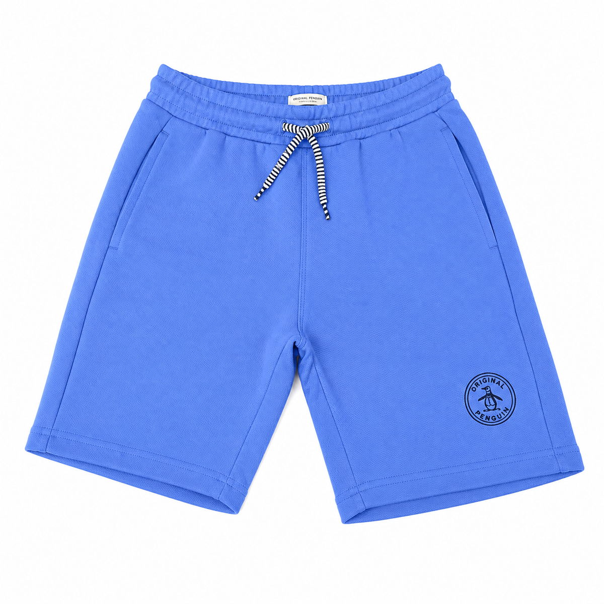 Boys Light blue Penguin Cotton Shorts. Size 8 Years