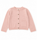 Next pink girls buttoned cardigan