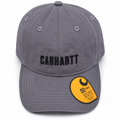 Grey Carhartt Cap With Embroidered Writing On Front. One Size