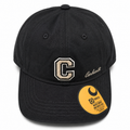 Black Carhartt Cap With C On Front. One Size