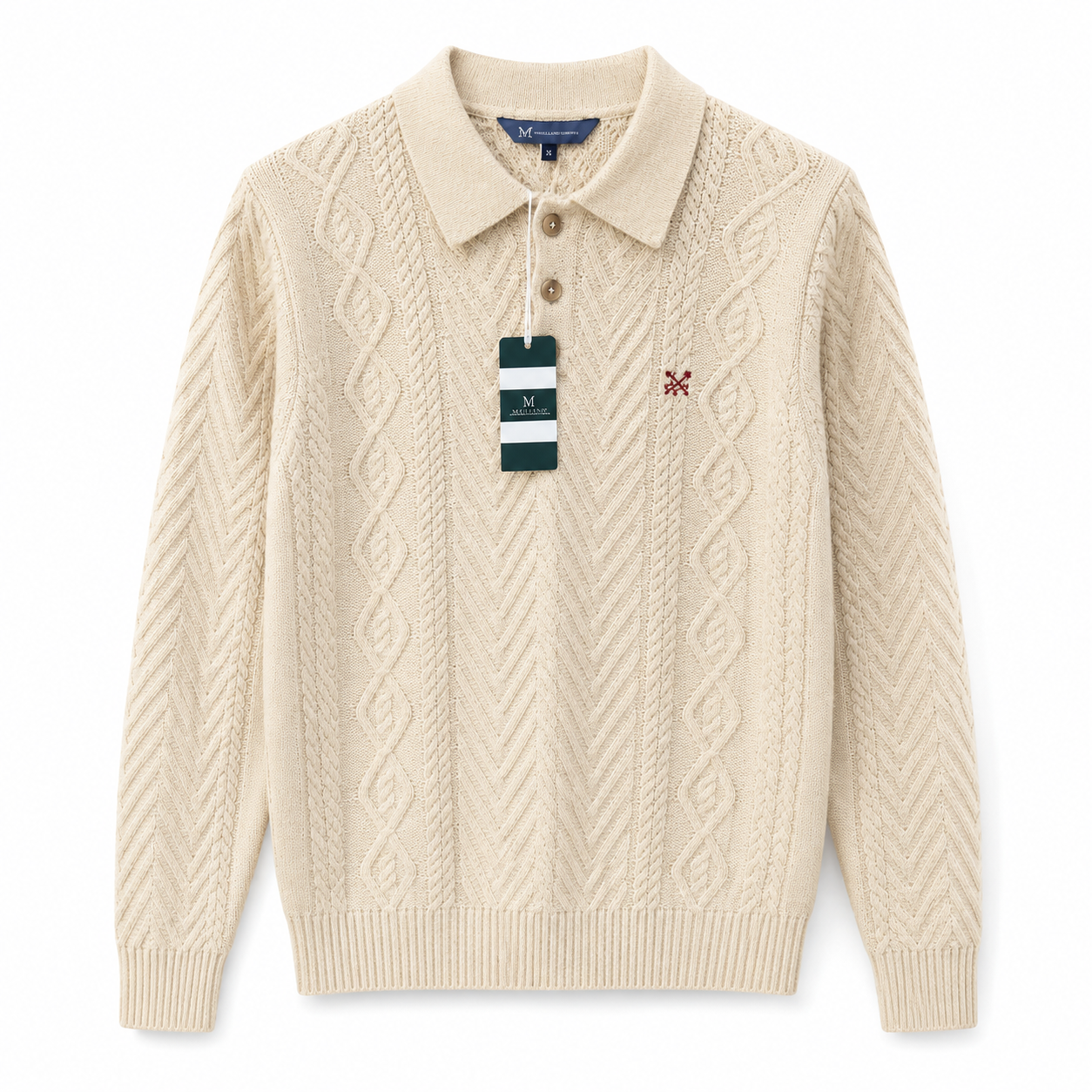 Crew Clothing Tan Colour Knitted Jumper