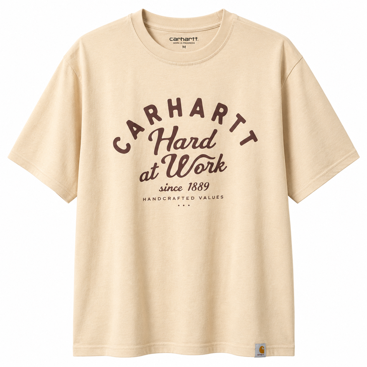 Carhartt Beige Teeshirt With motif on front
