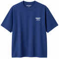 Carhartt Purple Teeshirt With motif on front And Back