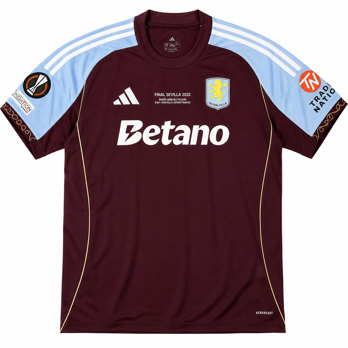 Adidas Aston Villa Europa Final Winners Top. Size 3XL. Brand New with Tags
