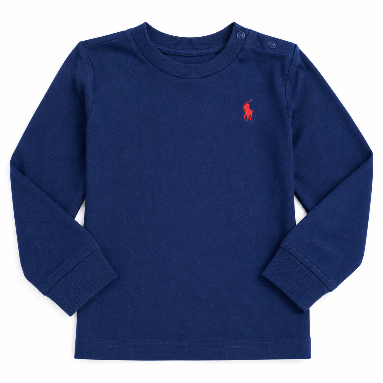 Ralph Lauren Blue long sleeved top. Size 6 & 9 Months