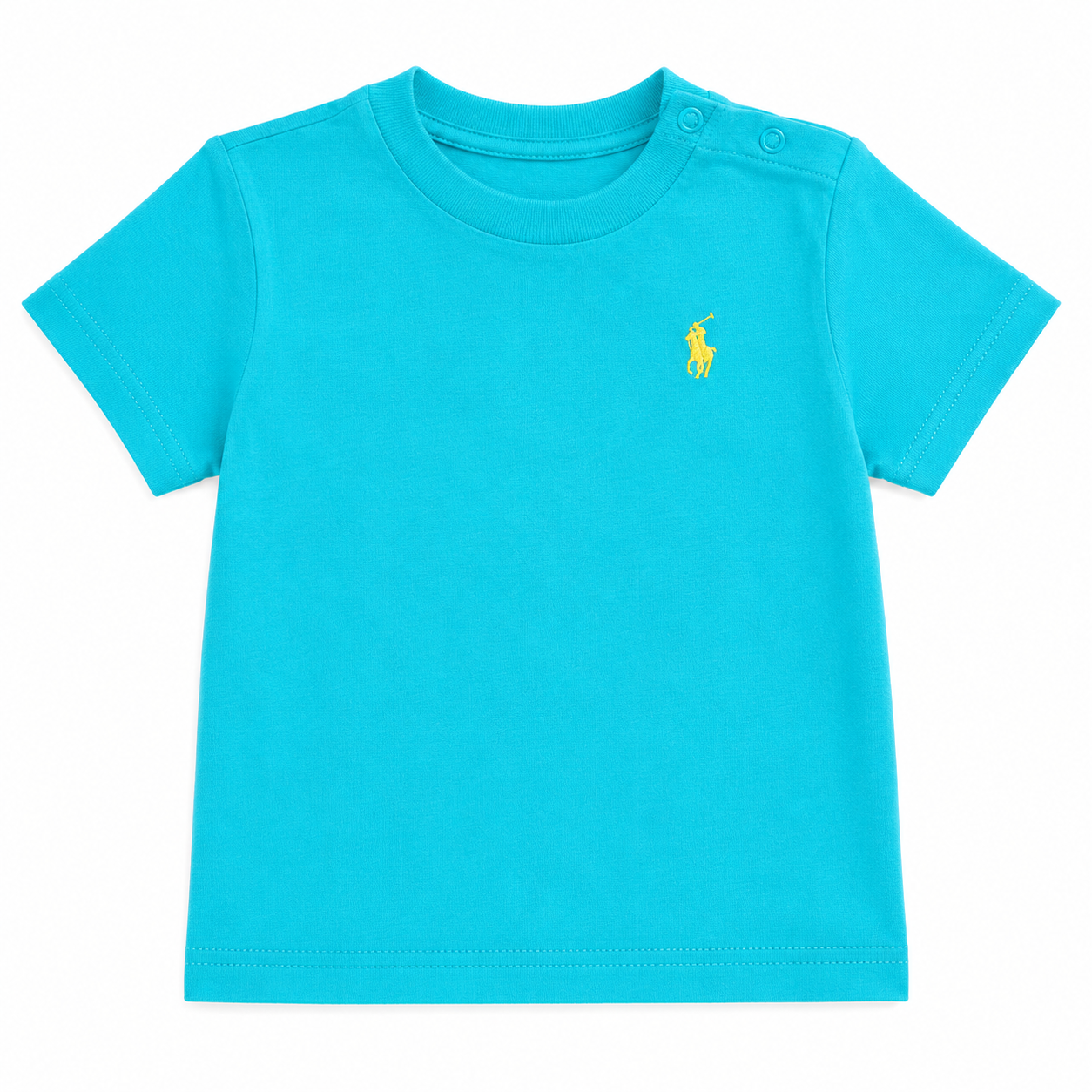 Ralph Lauren Turquoise Short sleeved top. Size 6 Months