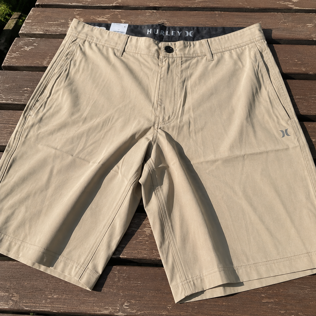 Hurley Beige All day hybrid shorts.