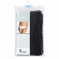 M&S 5 Pack black Brazilians. Brand new never worn