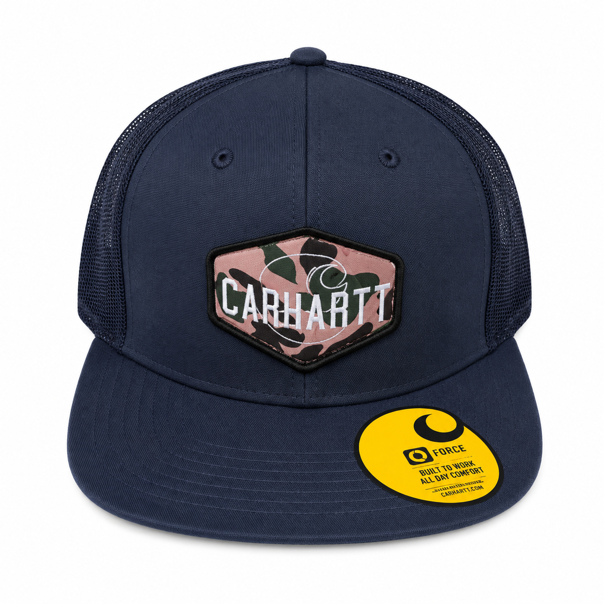 Carhartt Blue Trucker Cap Adjustable Mesh Baseball Cap One Size