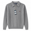 Men’s crew clothing grey knitted jumper