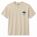 Men’s beige Carhartt teeshirt With logo on front and back