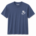 Men’s Carhartt Navy teeshirt With logo on front and back