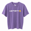 Men’s purple Carhartt Teeshirt With logo on front