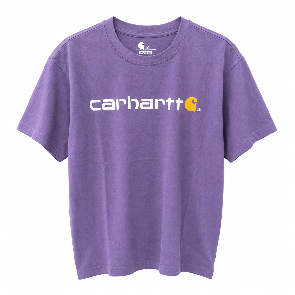 Men’s purple Carhartt Teeshirt With logo on front