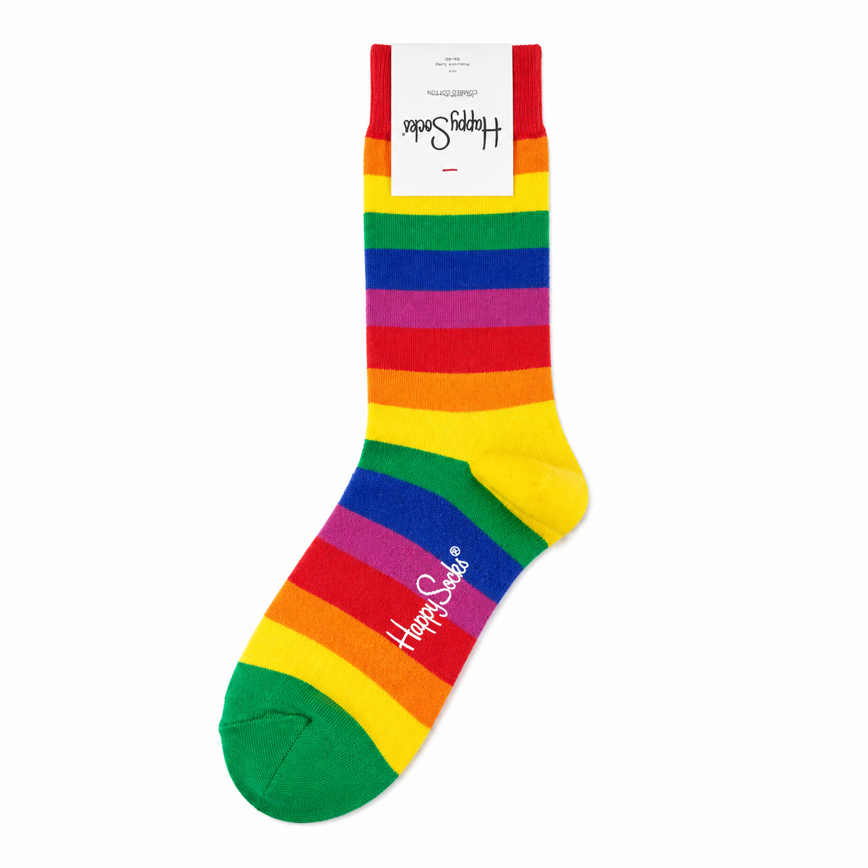 Happy socks. A Pair of striped Socks