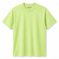 Carhartt lime teeshirt With embroidered C