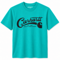 Carhartt Green Teeshirt With logo on front