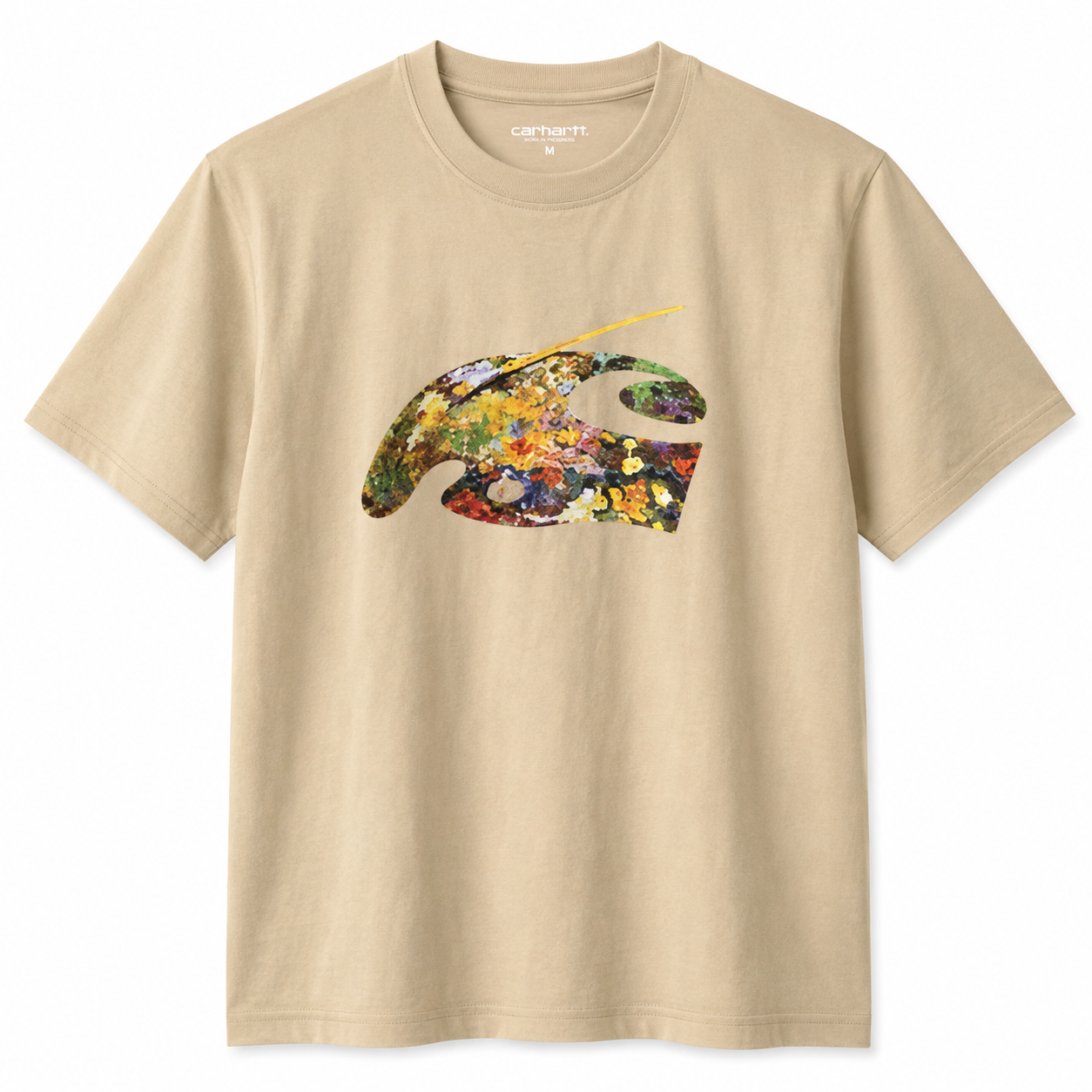 Carhartt Beige Teeshirt With motif on front