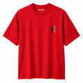 Carhartt Red Teeshirt With motif on front And back