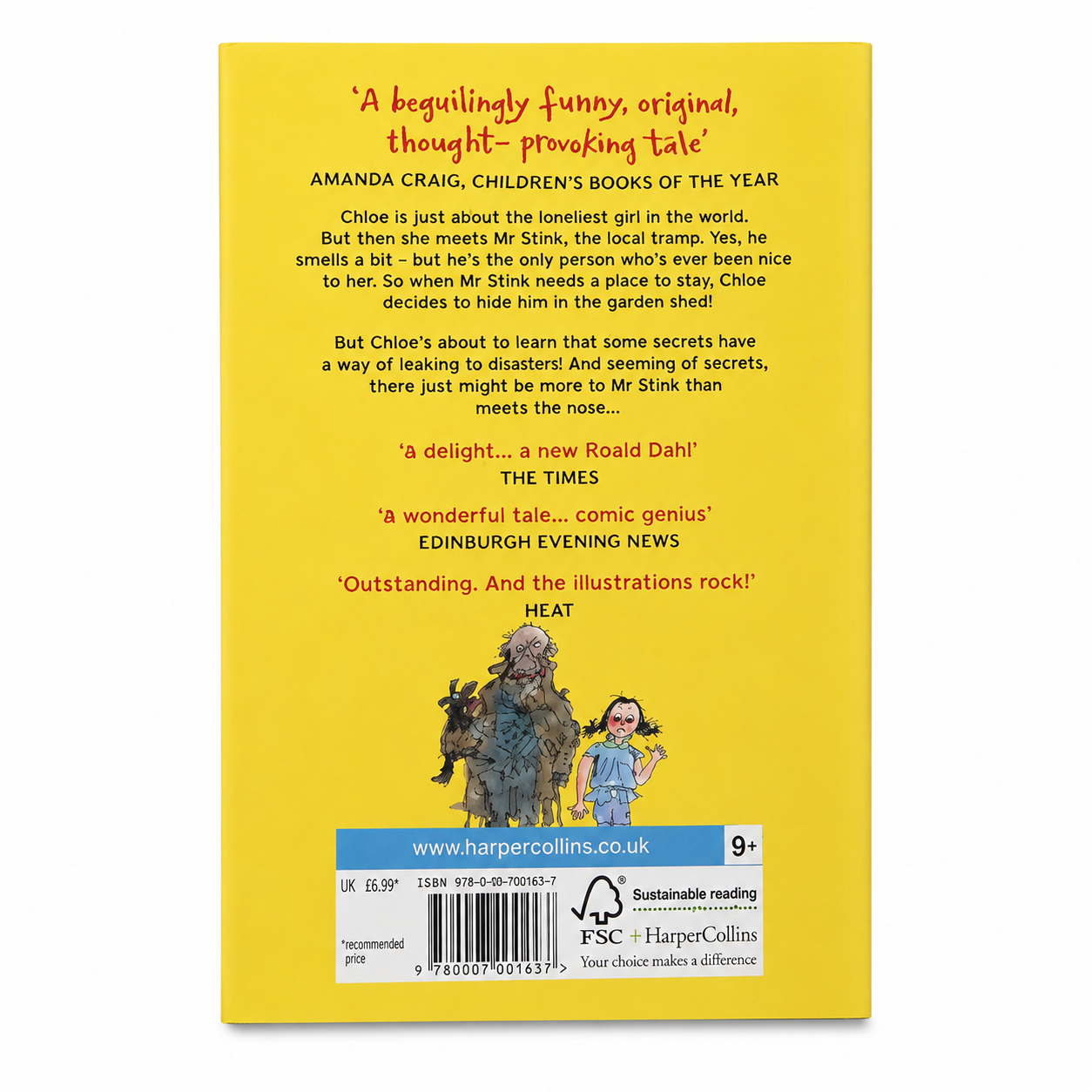Mr Stink by David Walliams (2010, Paperback)