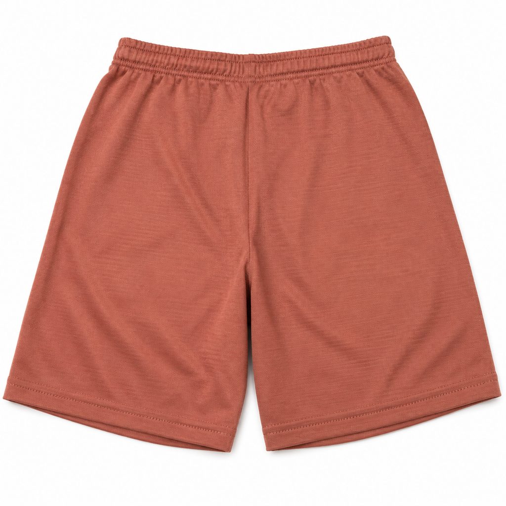 Boys Dark Orange Shorts. Size 6 & 8 Years
