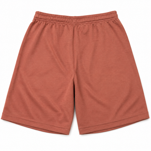 Boys Dark Orange Shorts. Size 6 & 8 Years