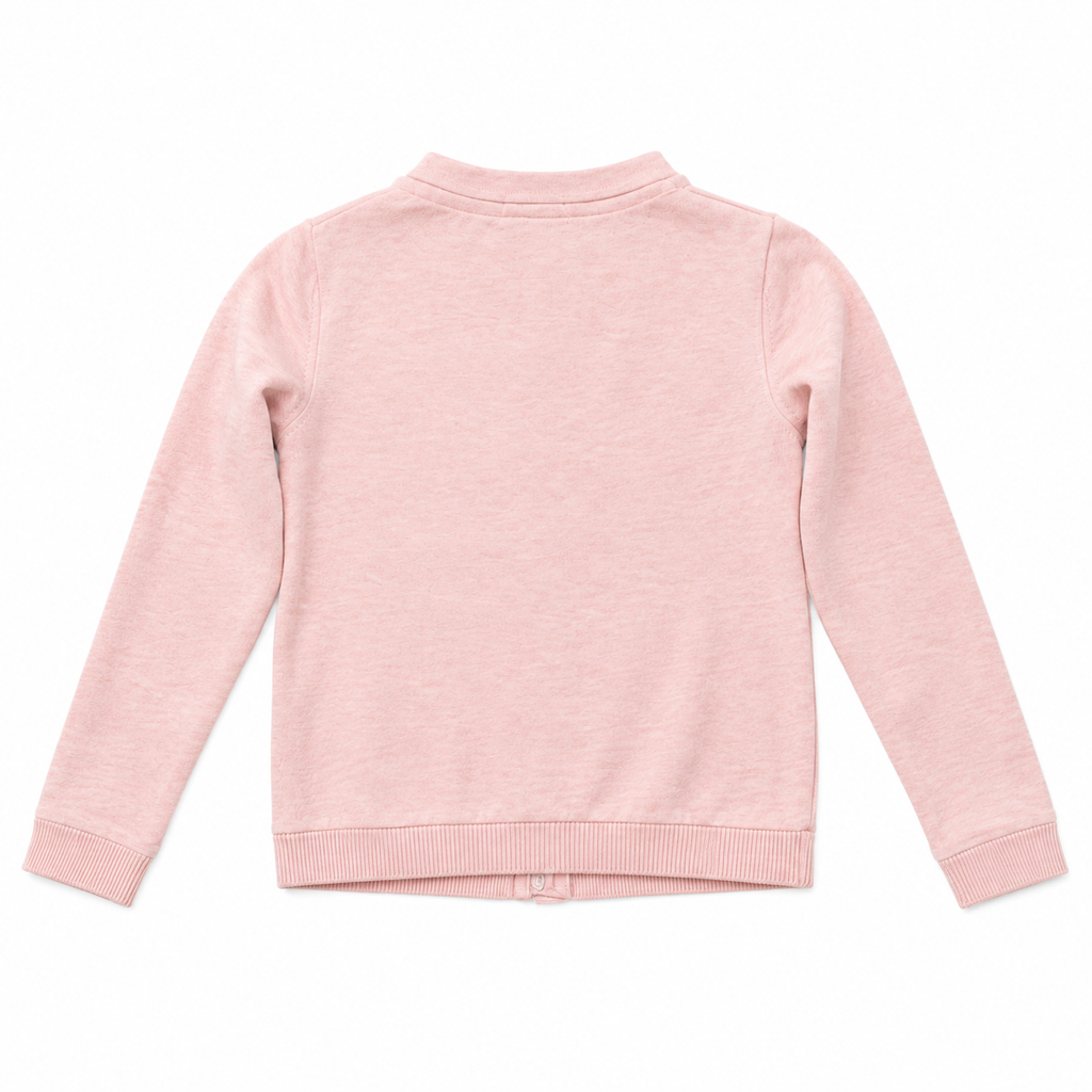 Next pink girls buttoned cardigan