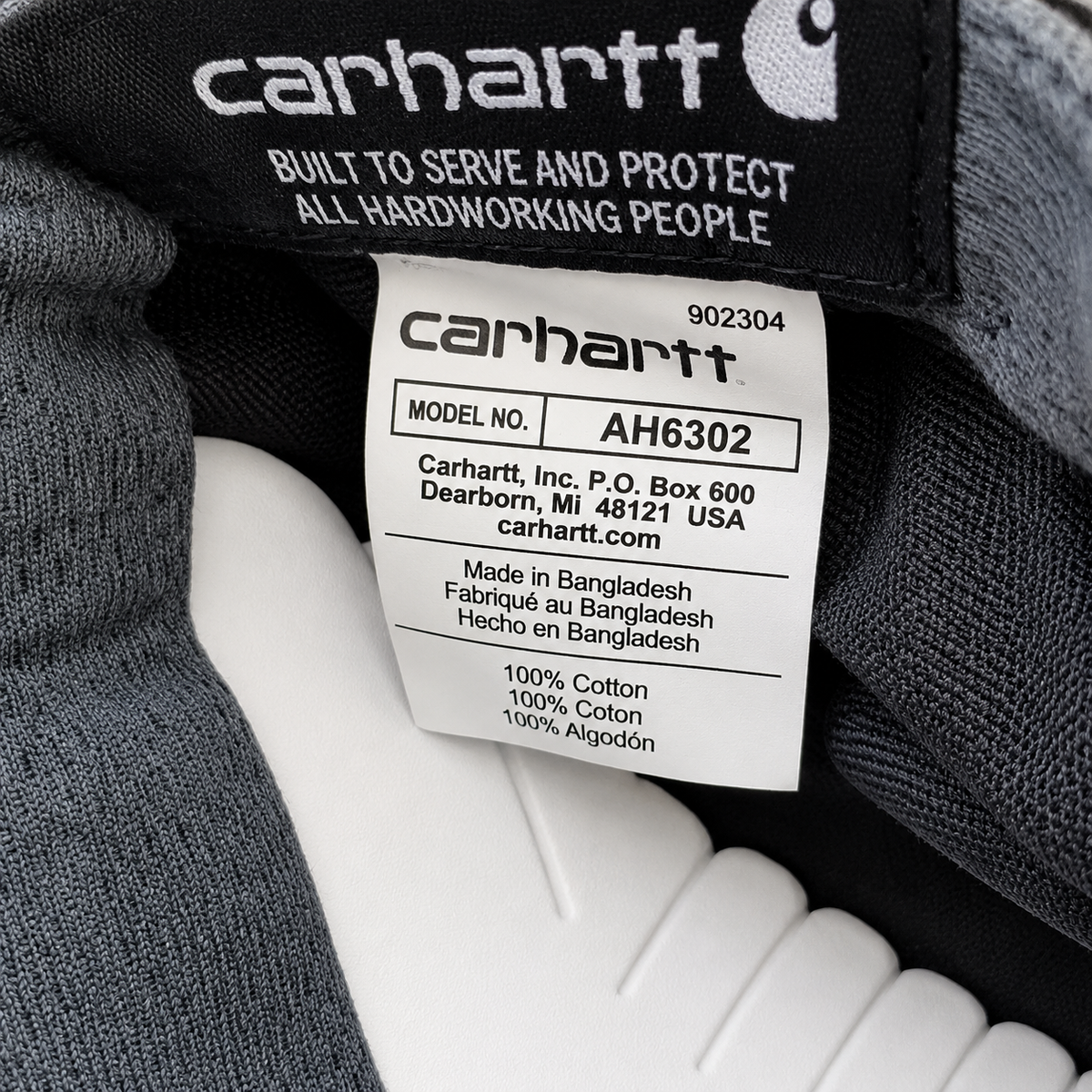 Black Carhartt Cap With C On Front. One Size