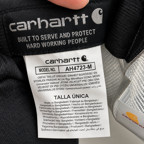Blue Carhartt Trucker Cap. One Size