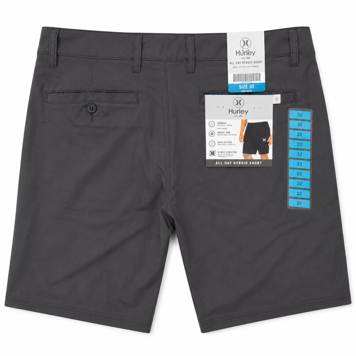 Hurley Men’s Hybrid Stretch Casual Shorts