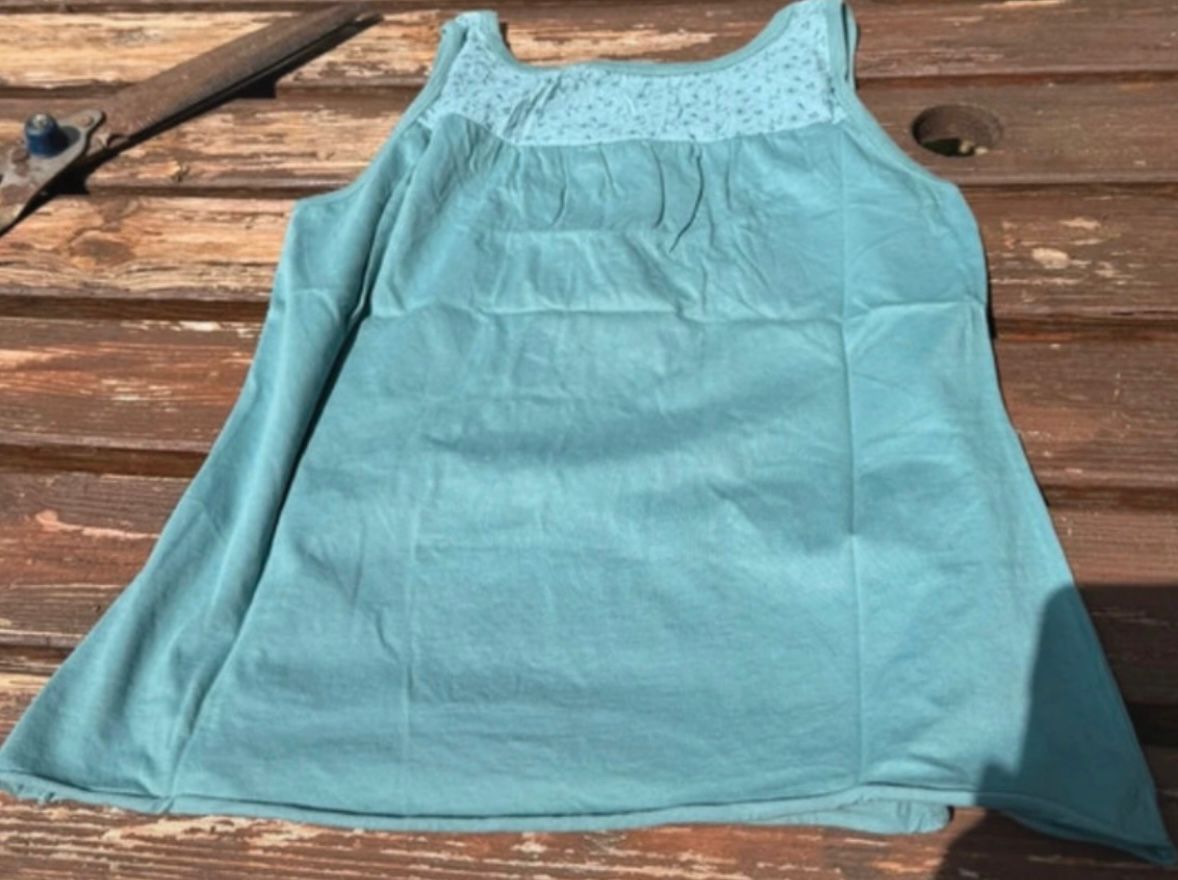 White Stuff Turquoise Sleeveless Top. Size 12